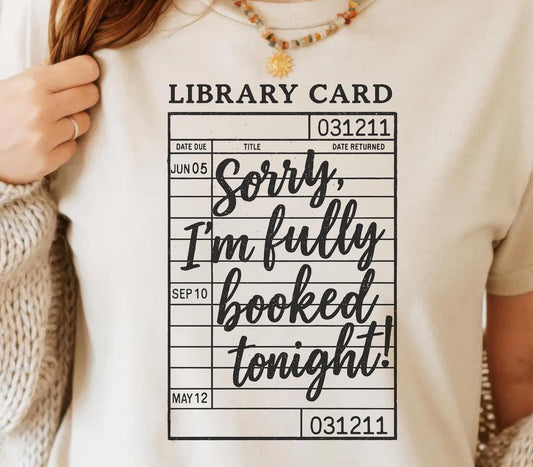 Library Card - Fully Booked Tonight