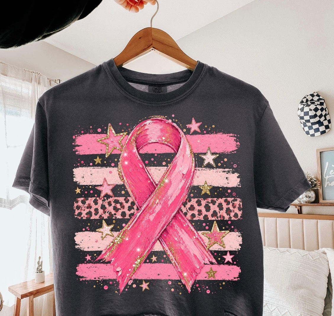 Breast Cancer Ribbon Preppy