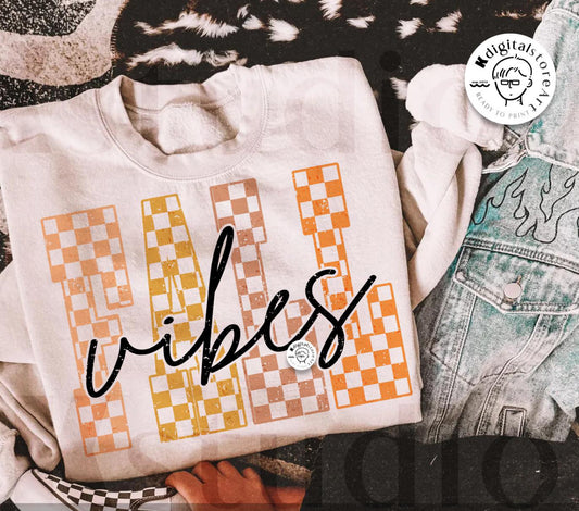 Fall Vibes Checkered