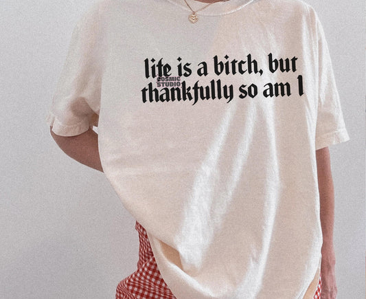 Life is a bitch but thankfully so am I