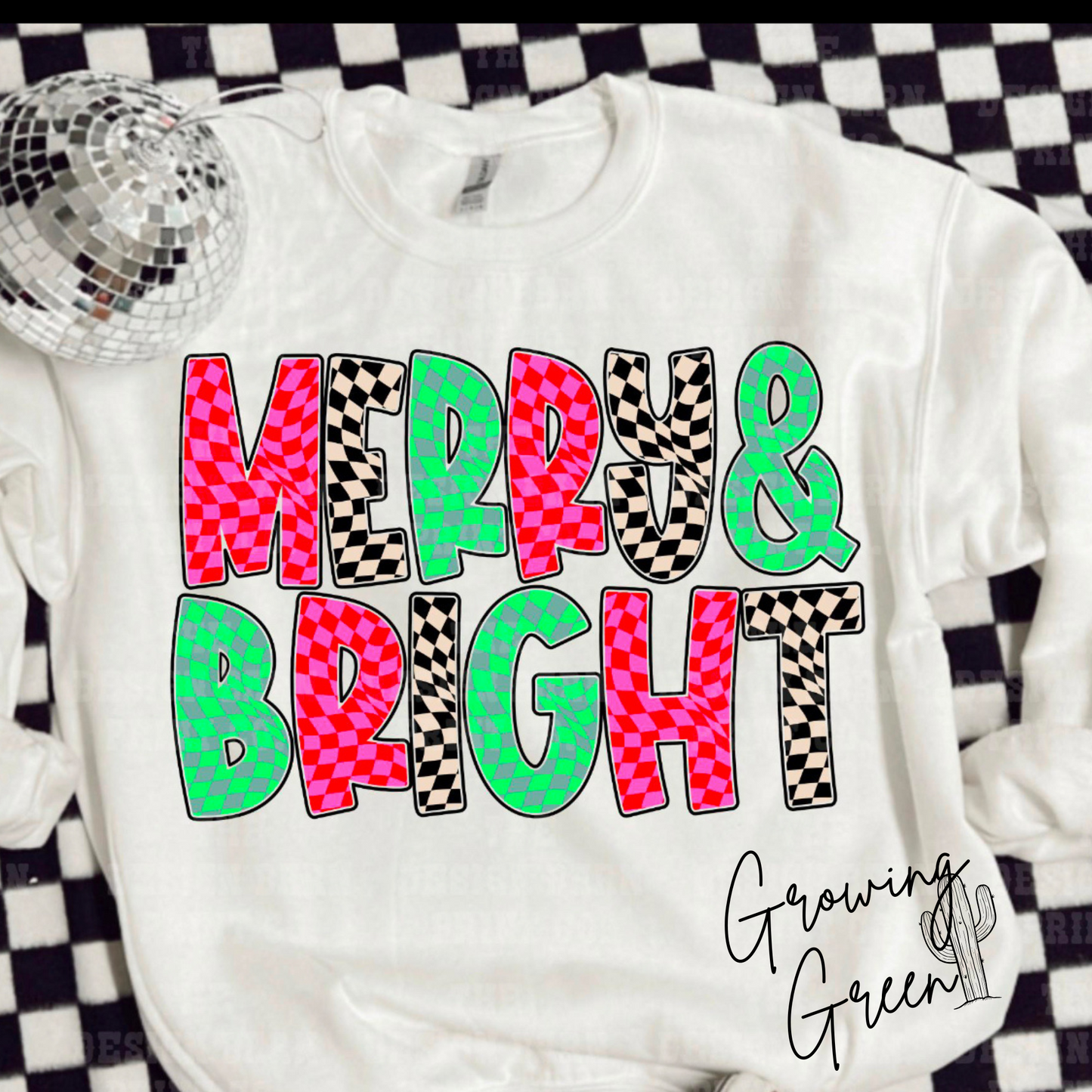 Merry & Bright Checkered