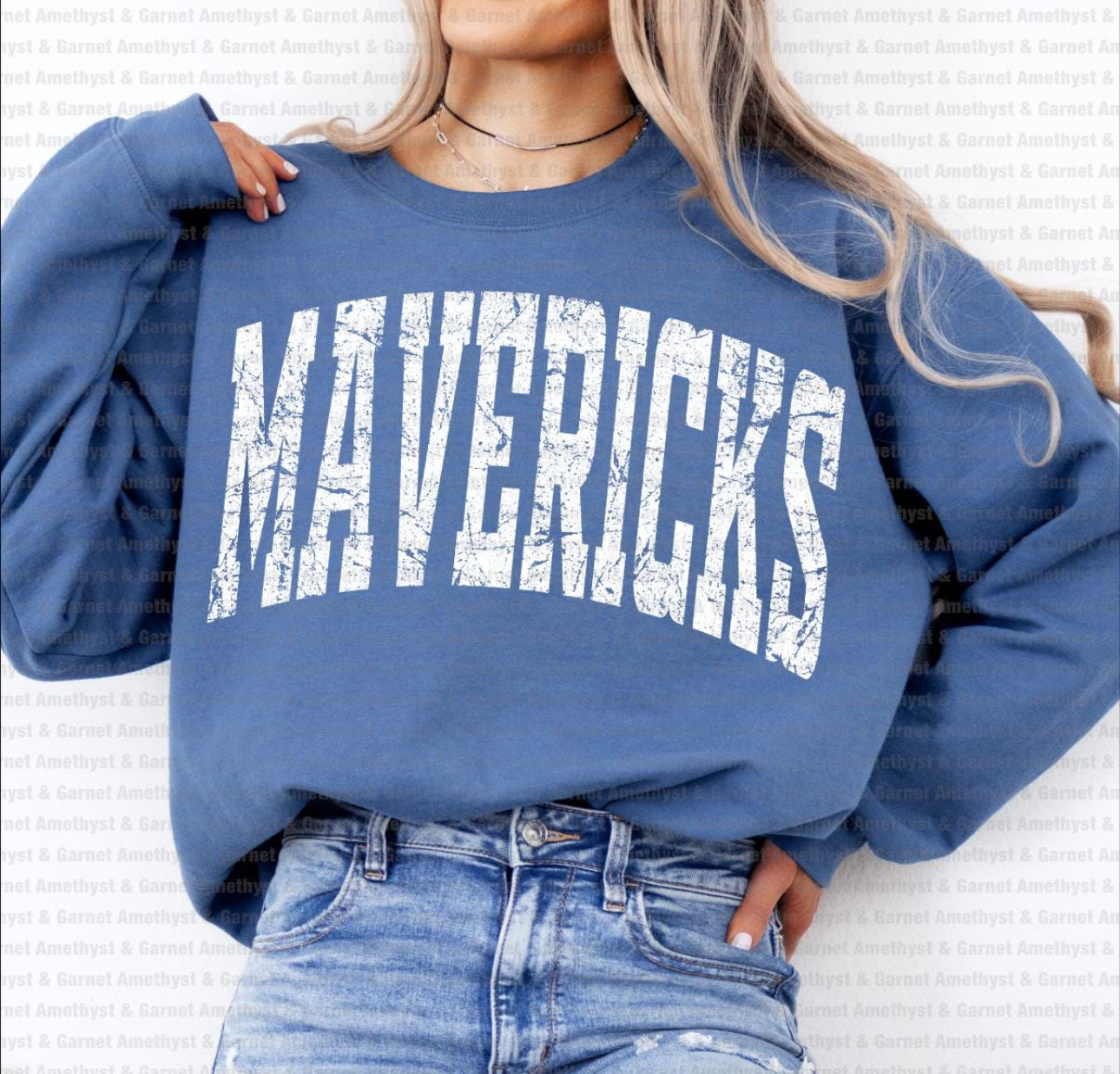 Mav Block Distressed