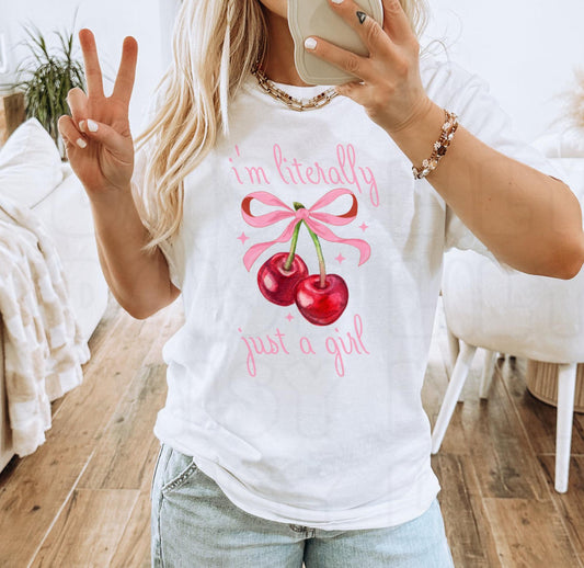 I’m literally just a girl cherry