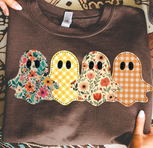 Cute Patch Ghosts