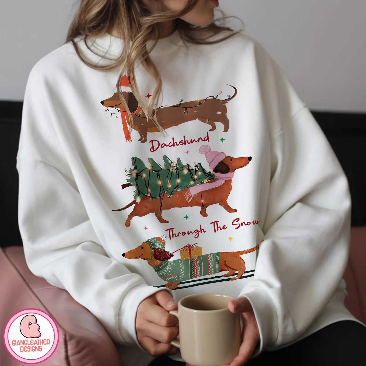 Dachshund through the snow