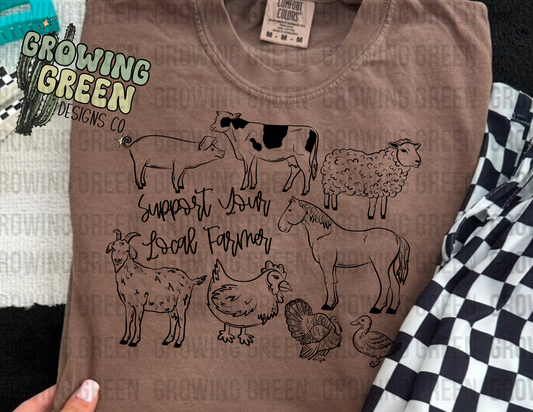 Support your local farmer collage