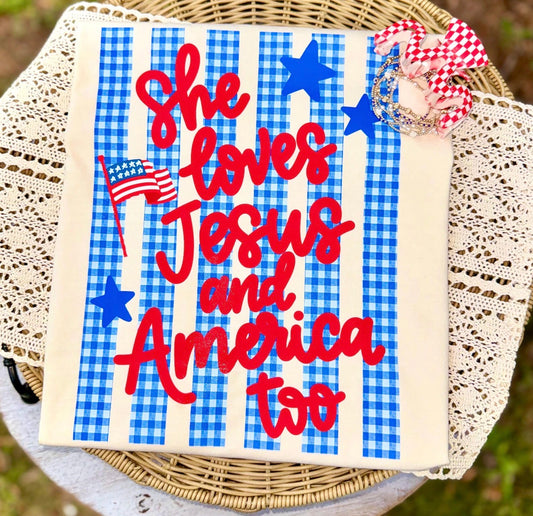 She Loves Jesus and America Too