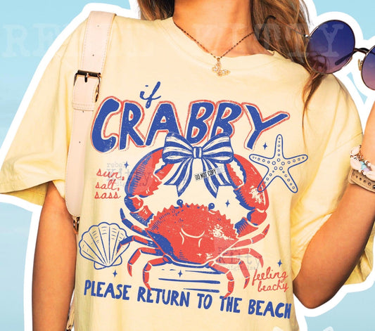 If Crabby Return To The Beach