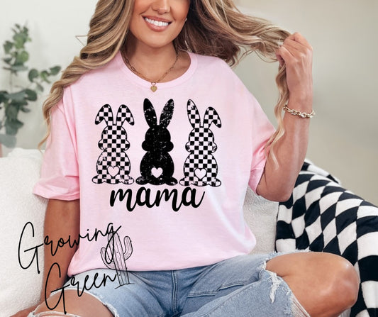 Checkered Bunny - PERSONALIZE