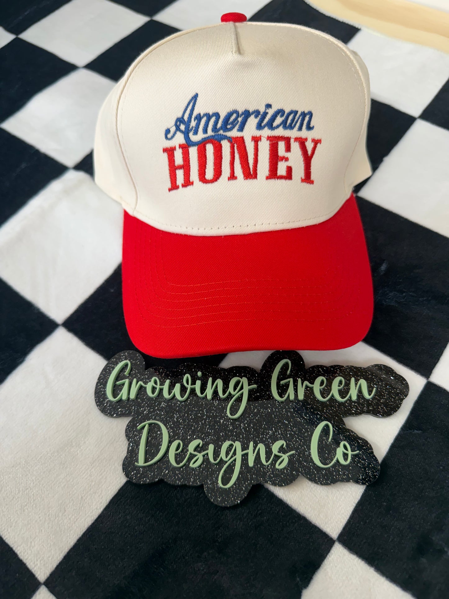 American Honey Embroidery Hat