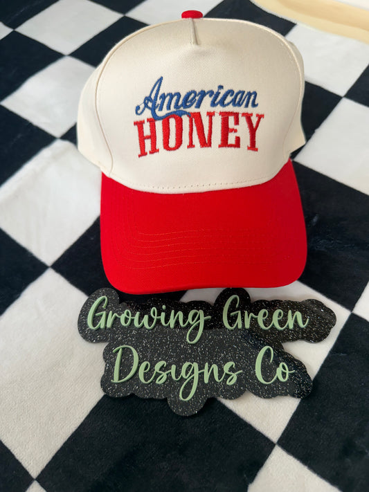 American Honey Embroidery Hat
