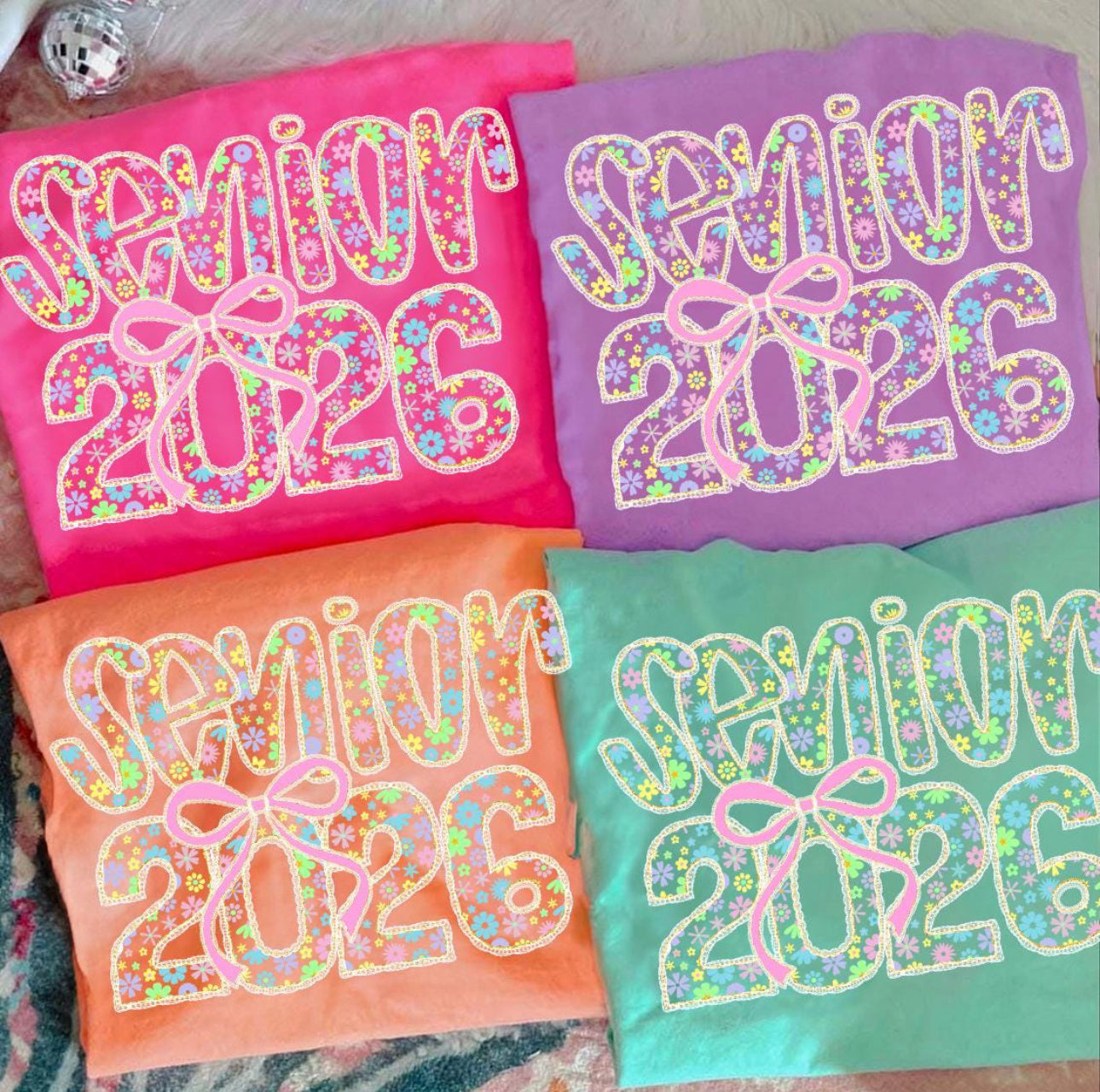 Senior Floral Neon