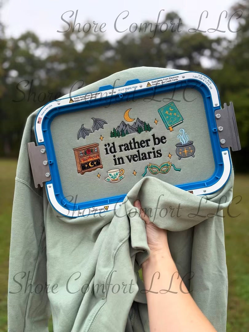 I’d Rather Be … Embroidered