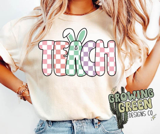 Teach Checkered Easter