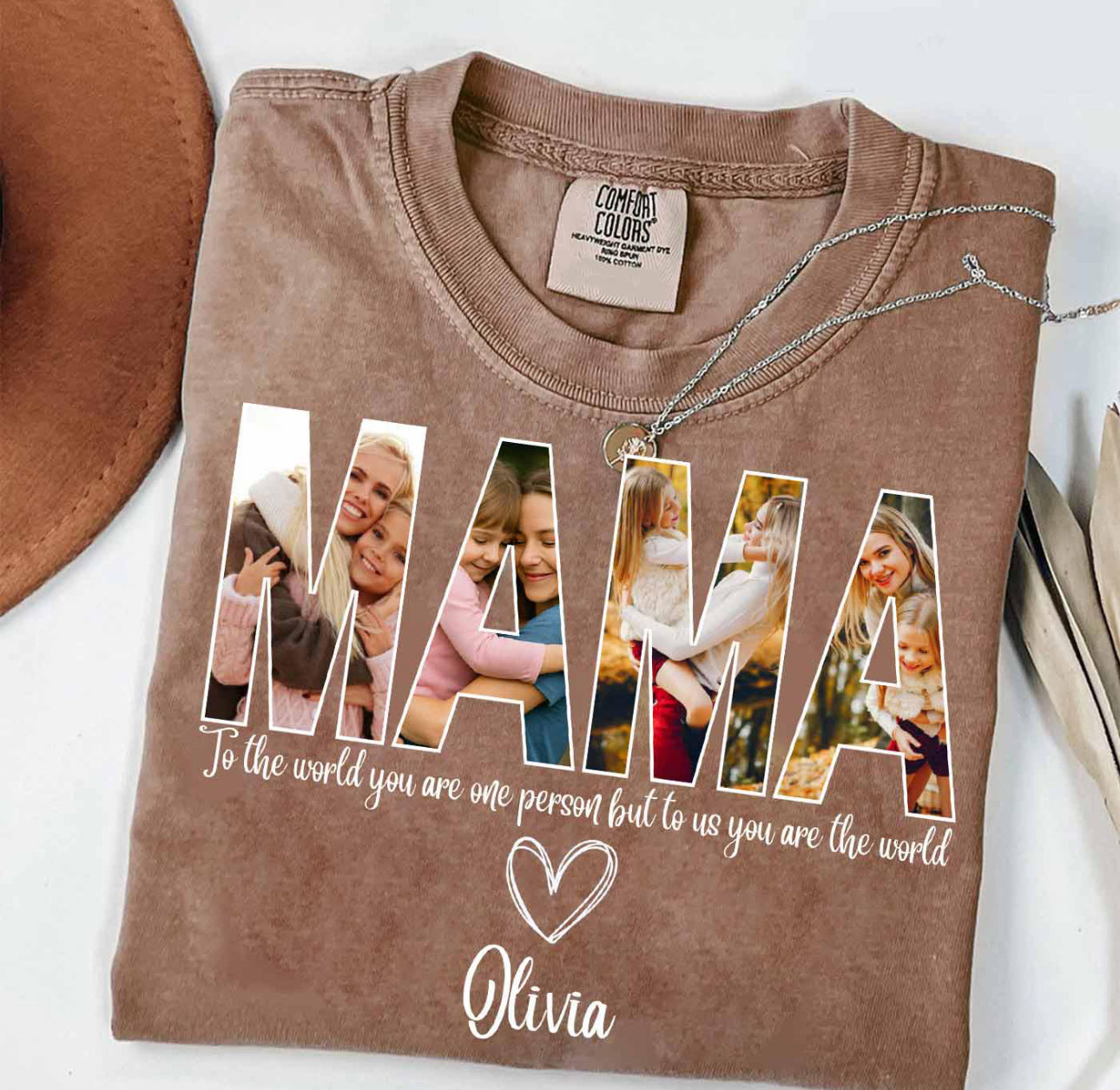 CUSTOM - To the world you are one person Photo Collage