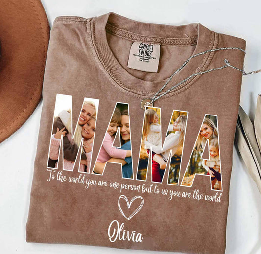 CUSTOM - To the world you are one person Photo Collage