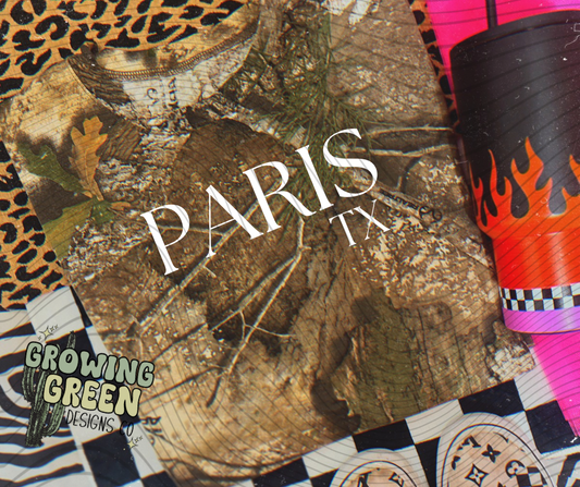 Paris TX Camo T-Shirt