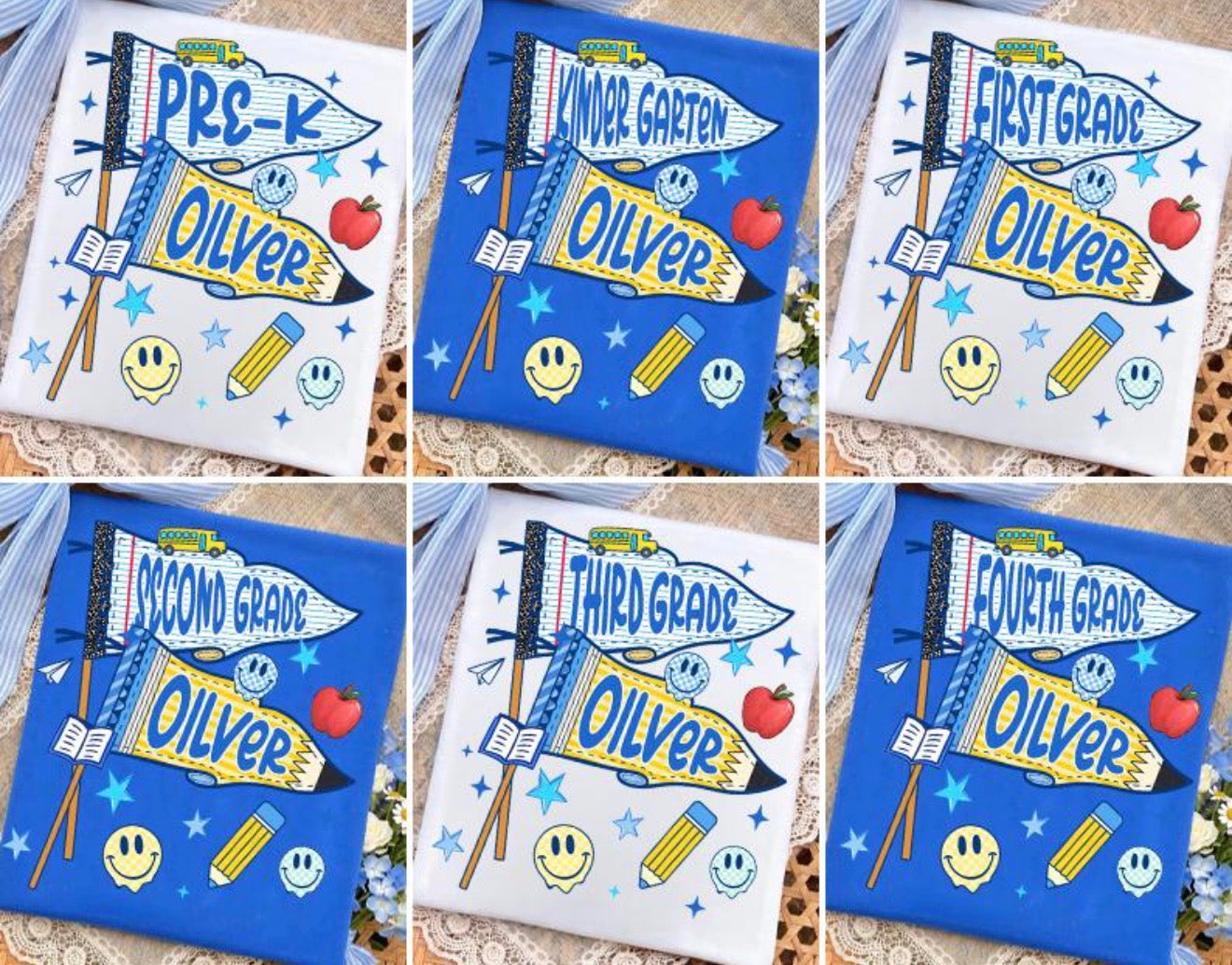 Blue Flag Grades and Name PreK- 4th