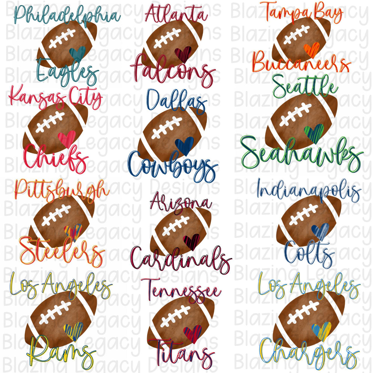 Football Heart - Teams