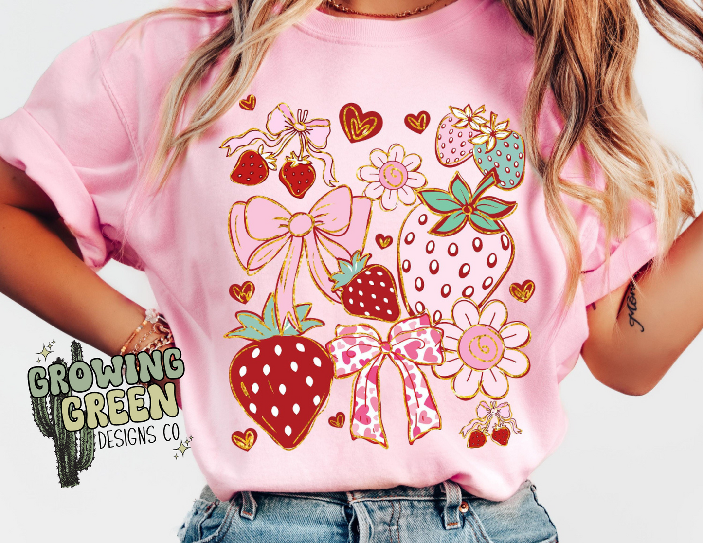 Strawberry Coquette Collage