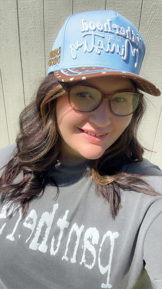 Embroidery Hat Revival/Motherhood is Ministry