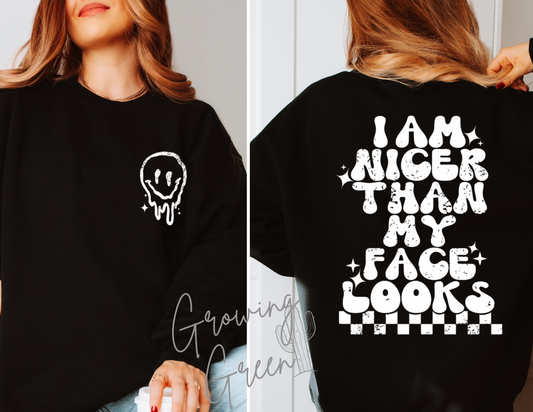 I Am Nicer Than My Face Looks