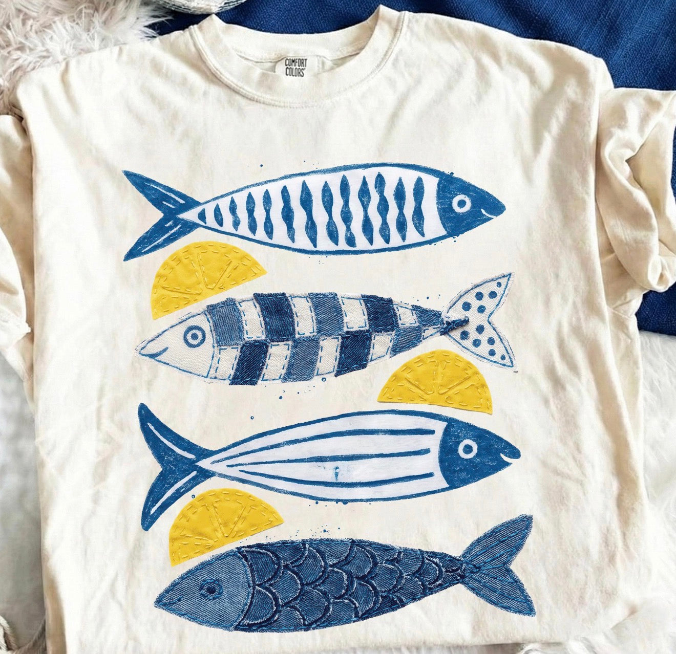 Faux Patchwork Sardines