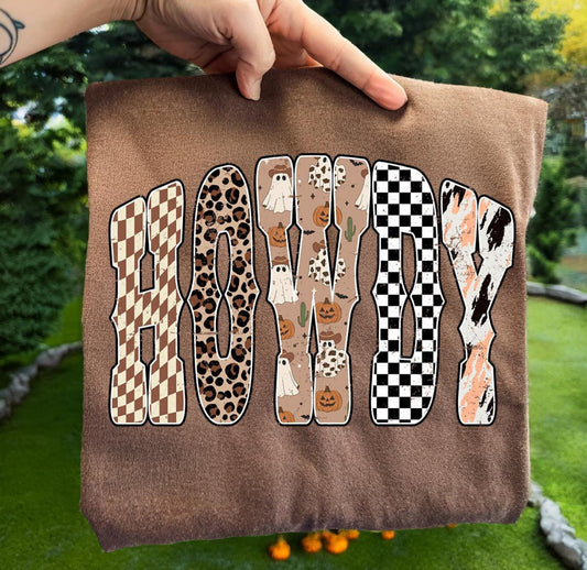 Howdy Fall Checkered