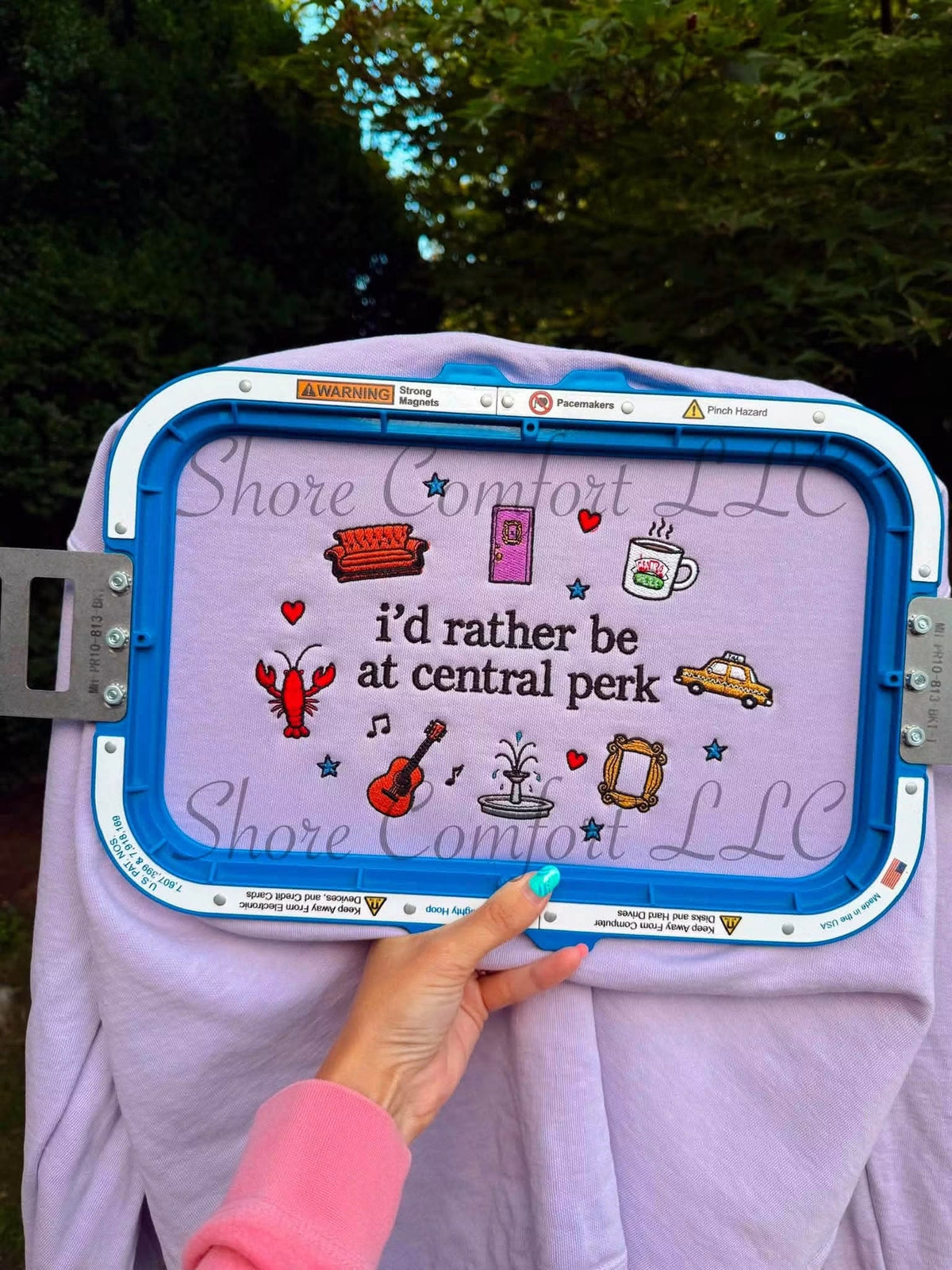 I’d Rather Be … Embroidered