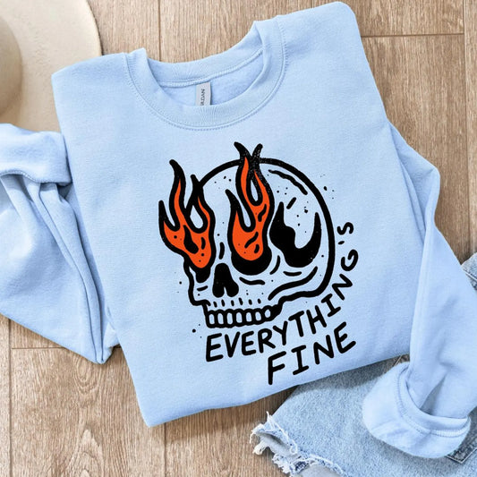 Everything is fine skull
