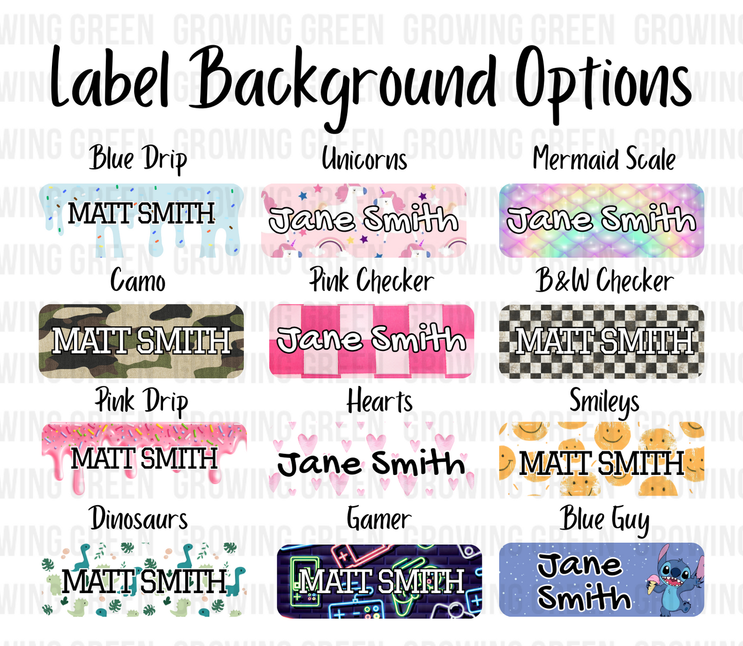 Name Labels