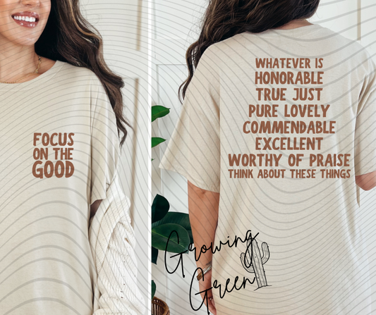 Focus On The Good