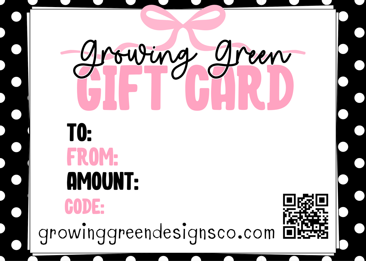 Physical Gift Card