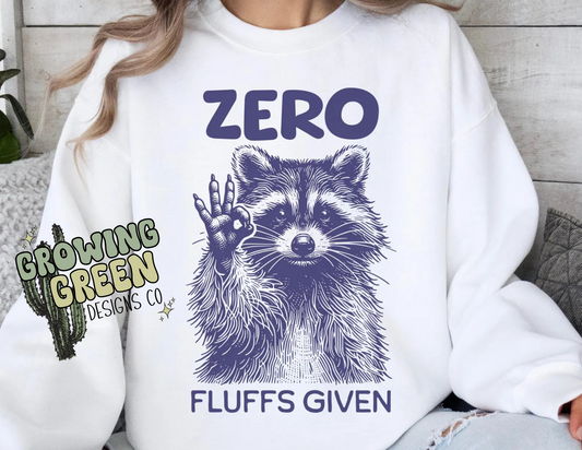 zero fluffs given