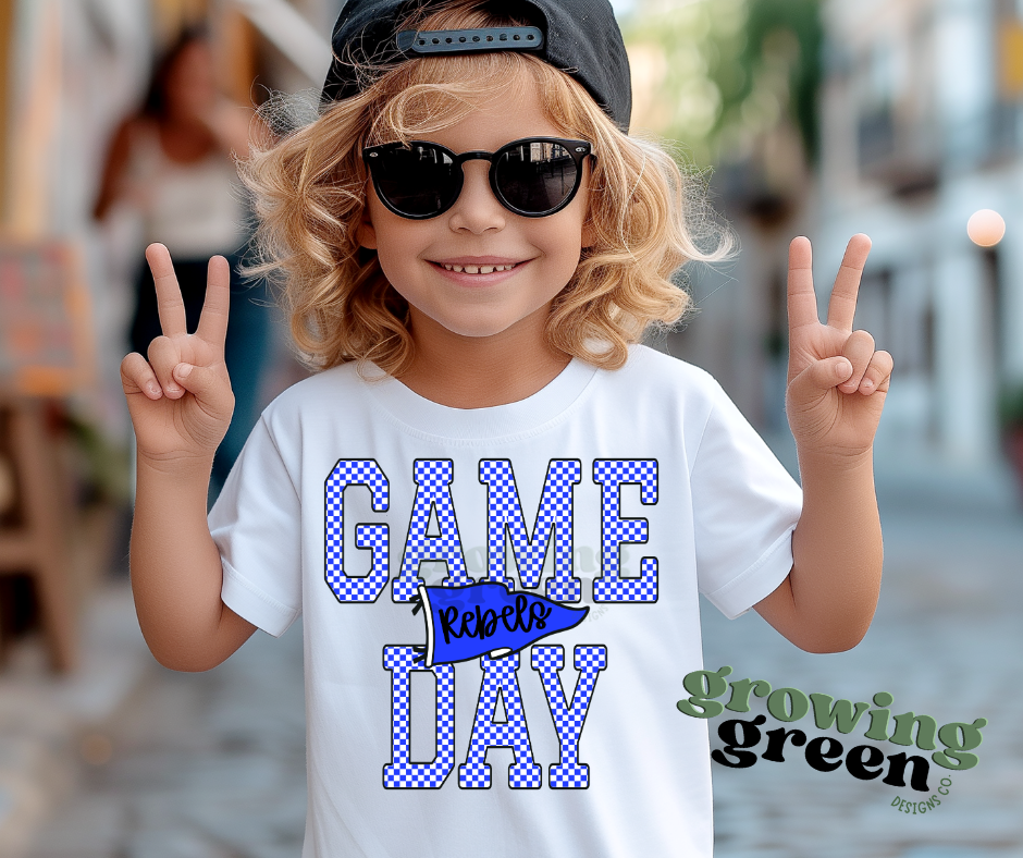 Game Day Checkered - ANY MASCOT