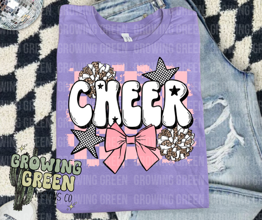 Cheer Checkered Floral