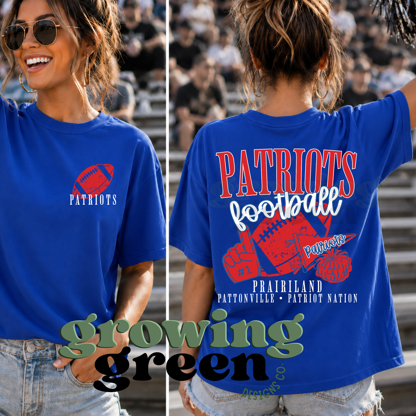 Football School Spirit- ANY MASCOT