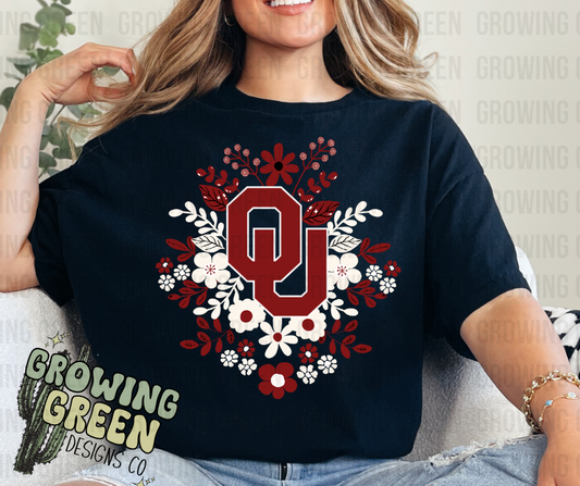 Oklahoma Football Floral