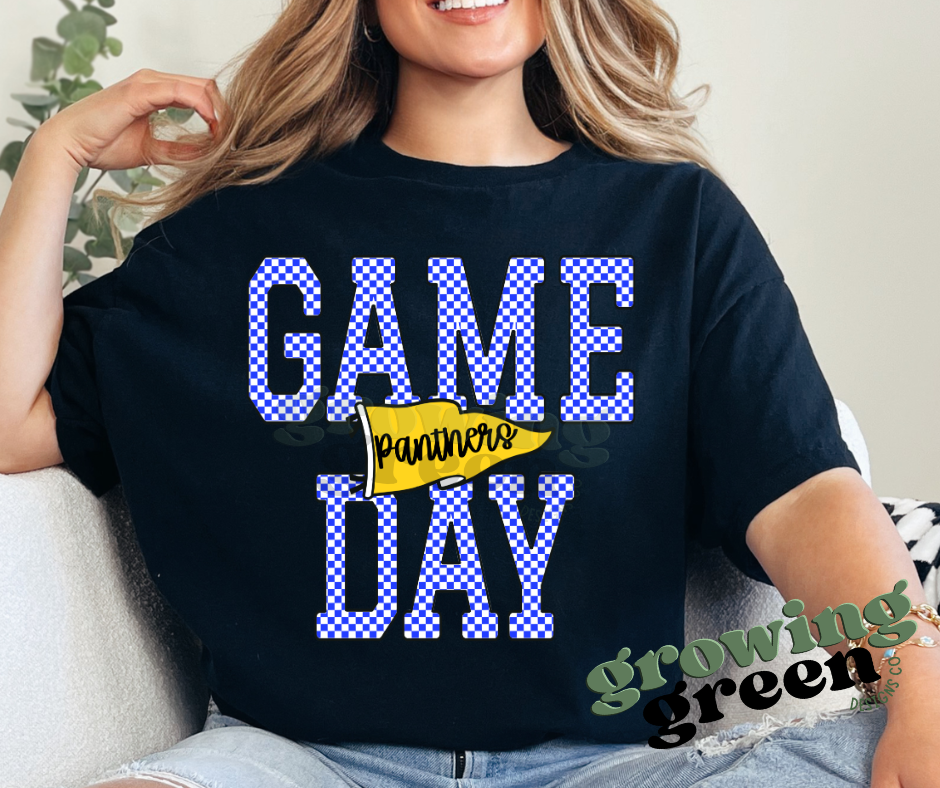 Game Day Checkered - ANY MASCOT