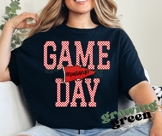 Game Day Checkered - ANY MASCOT