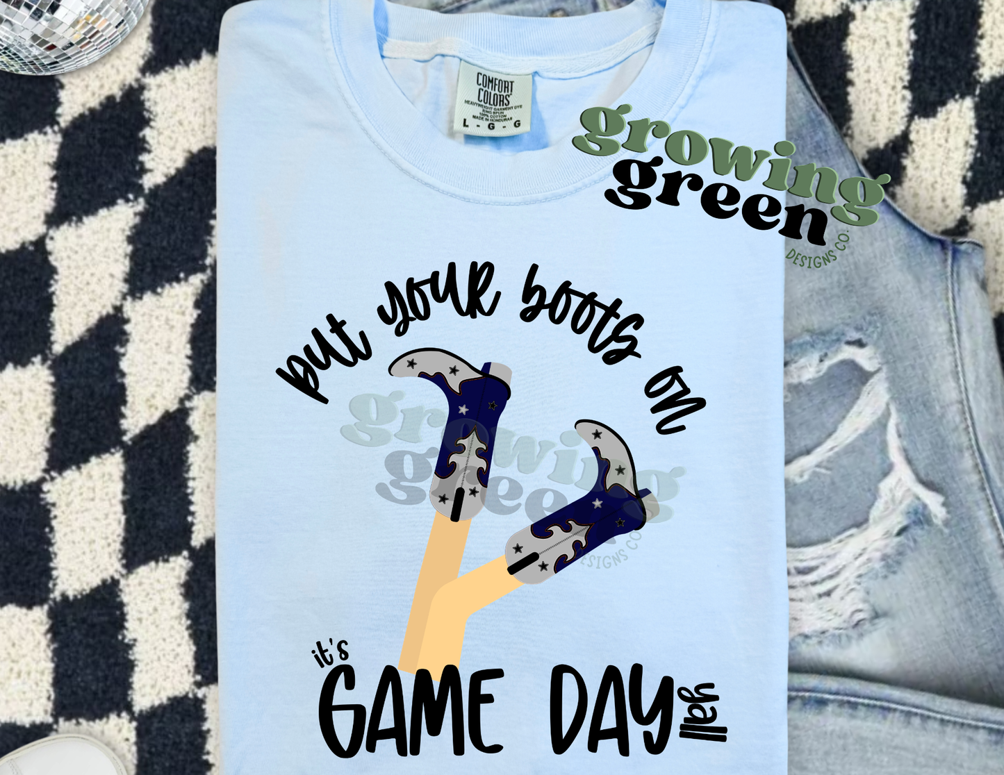 Game Day Boots - ANY COLOR