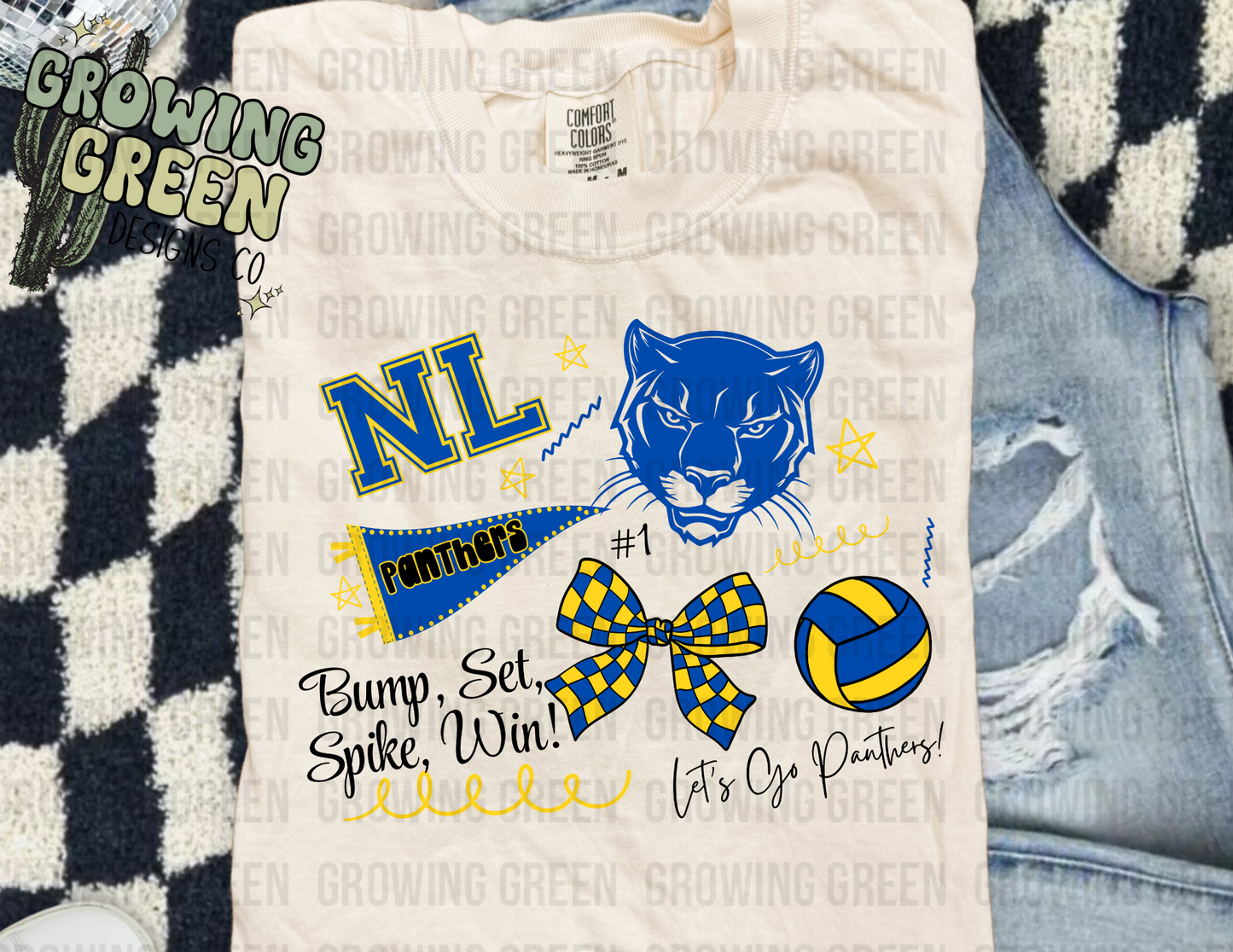 Volleyball Spirit Collage - CUSTOM