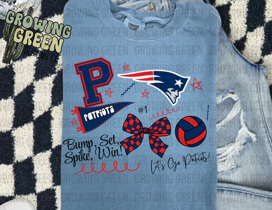 Volleyball Spirit Collage - CUSTOM