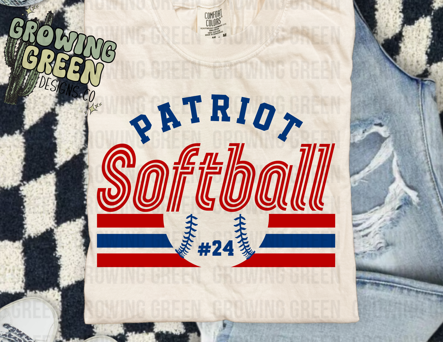 Softball Blocked - ANY SCHOOL/MASCOT