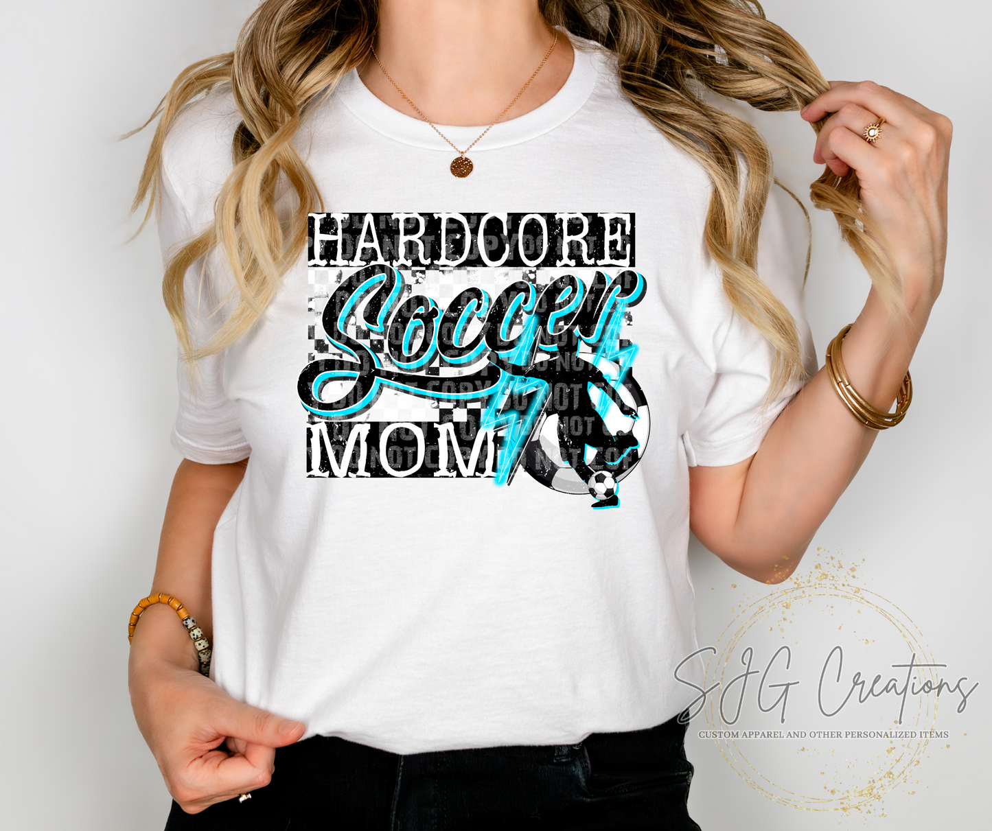 Hardcore Soccer Mom Blue