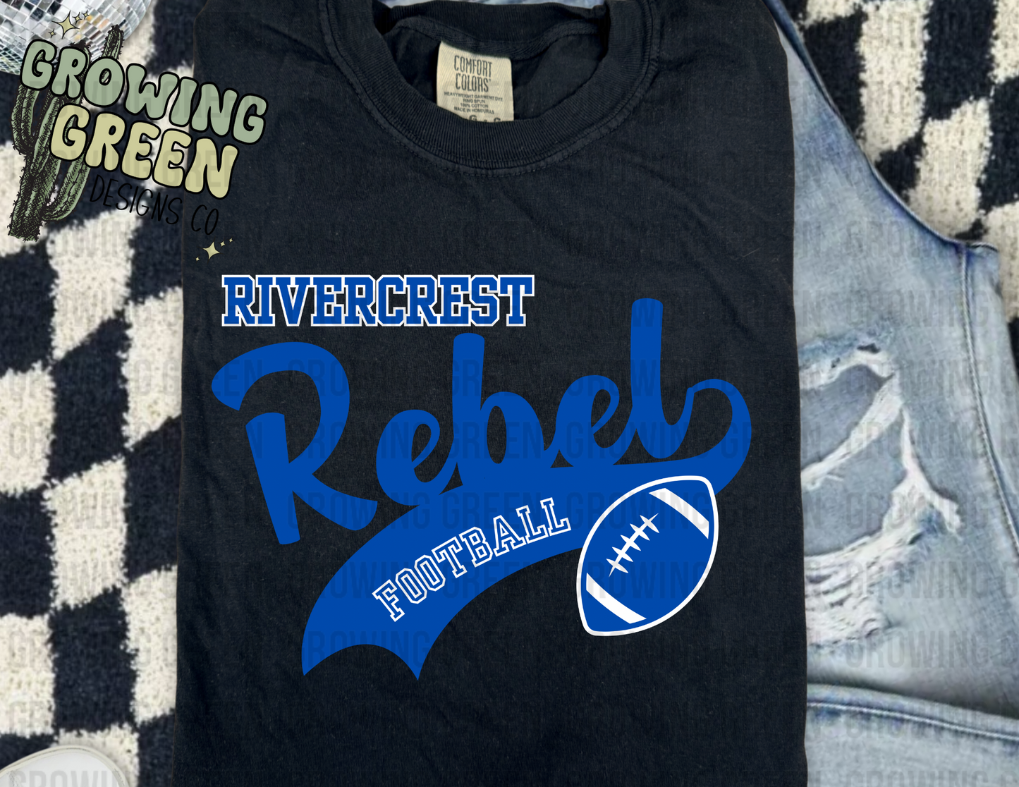 Mascot School Football - CUSTOM