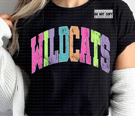 Colorful Block Distressed - ANY MASCOT