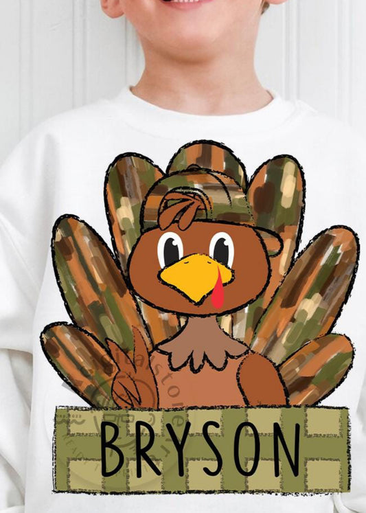 Personalized Turkey Camo