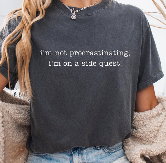 i'm not procrastinating, i'm on a side quest