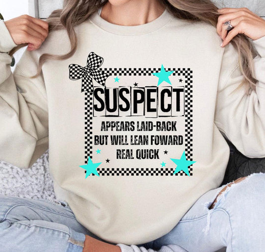 Suspect Appears Laid Back